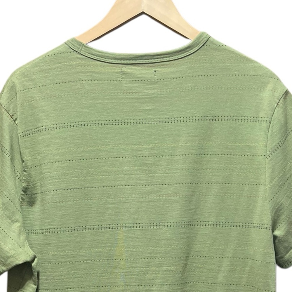 Junk Food Men's Green Striped Shor Sleeve Tee Shirt Size XL - Picture 11 of 13